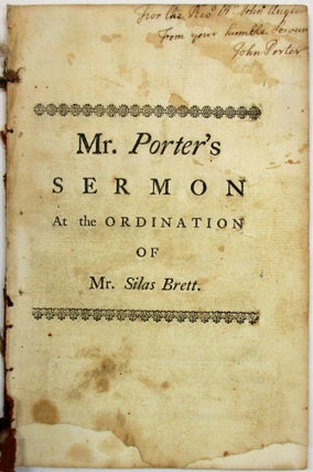 Item #17905 SUPERLATIVE LOVE TO CHRIST A NECESSARY QUALIFICATION OF A GOSPEL-MINISTER. A SERMON...