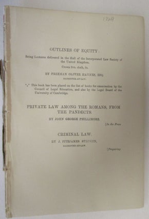 Item #18649 THE HIGHWAY OF THE SEAS IN TIME OF WAR. BY ...BARRISTER AT LAW, FELLOW OF TRINITY...