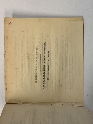 WILLIAMS COLLEGE EPHEMERA, consisting of ADDRESS OF THE TRUSTEES OF WILLIAMS COLLEGE.