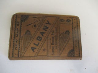 Item #20981 NEW MAP OF ALBANY...PRICE 25 CENTS. New York