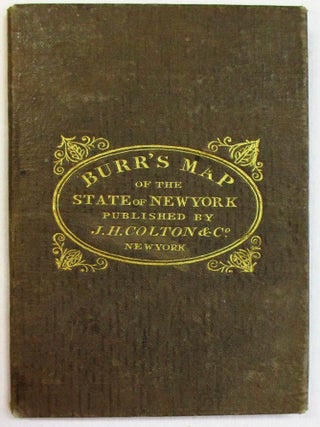 BURR'S MAP OF THE STATE OF NEW YORK.