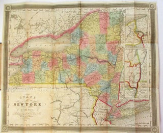 BURR'S MAP OF THE STATE OF NEW YORK.