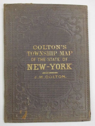 COLTON'S RAILROAD & TOWNSHIP MAP OF THE STATE OF NEW YORK, WITH PARTS OF THE ADJOINING STATES & CANADA.