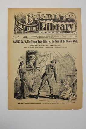Item #22127 BEADLE'S HALF DIME LIBRARY...SEPTEMBER 11, 1888. VOL. XXIII. NO. 581. PUBLISHED...