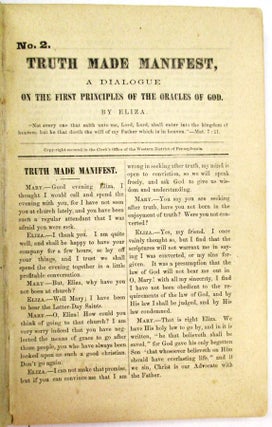 TWENTY-SEVEN PAMPHLETS ISSUED BY THE REORGANIZED CHURCH OF JESUS CHRIST OF LATTER DAY SAINTS. Reorganized Church of Jesus Christ of Latter Day.