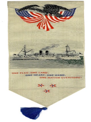 Item #22913 PATRIOTIC SILK RIBBON. Paterson Ribbon Co