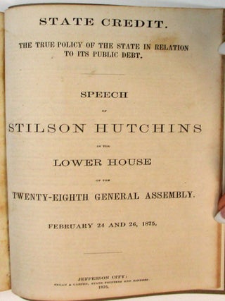 BIOGRAPHICAL SKETCHES IN BRIEF OF THE MEMBERS AND OFFICERS OF THE XXVIIITH GENERAL ASSEMBLY OF MISSOURI. BY T.Y. REYNOLDS.