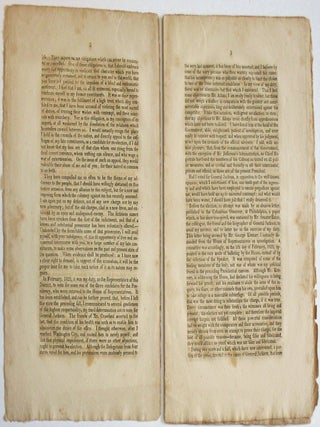 MR. CLAY'S SPEECH, AT THE DINNER AT NOBLE'S INN, NEAR LEXINGTON, JULY 12, 1827.