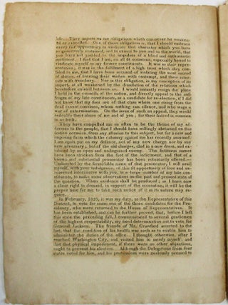 MR. CLAY'S SPEECH, AT THE DINNER AT NOBLE'S INN, NEAR LEXINGTON, JULY 12, 1827.