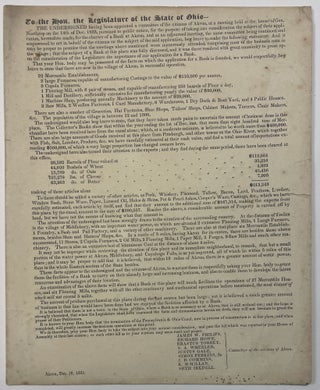 Item #27262 TO THE HON. THE LEGISLATURE OF THE STATE OF OHIO-- THE UNDERSIGNED HAVING BEEN...
