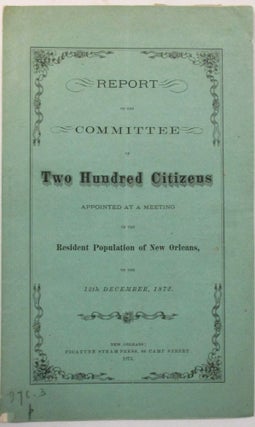 Item #29323 REPORT OF THE COMMITTEE OF TWO HUNDRED CITIZENS APPOINTED AT A MEETING OF THE...
