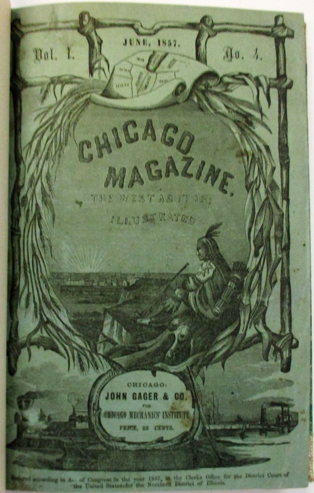 Item #30293 CHICAGO MAGAZINE. THE WEST AS IT IS; ILLUSTRATED. VOL. I, NO. 4. Chicago Mechanics' Institute.