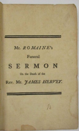 THE KNOWLEDGE OF SALVATION PRECIOUS IN THE HOUR OF DEATH; PROVED IN A SERMON PREACHED, JANUARY 4TH. 1759, UPON THE DEATH OF THE REV. MR. JAMES HERVEY, RECTOR OF WESTON-FAVELL, IN NORTHAMPTONSHIRE.