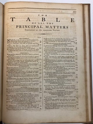 A COLLECTION OF ALL SUCH ACTS OF THE GENERAL ASSEMBLY, OF VIRGINIA, OF A PUBLIC AND PERMANENT NATURE, AS ARE NOW IN FORCE; WITH A TABLE OF THE PRINCIPAL MATTERS. TO WHICH ARE PREFIXED THE DECLARATION OF RIGHTS, AND CONSTITUTION, OR FORM OF GOVERNMENT.