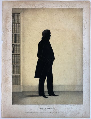 Item #32964 SILHOUETTE LITHOGRAPH OF SILAS WRIGHT, PROMINENT NEW YORK POLITICIAN, "FROM LIFE BY...