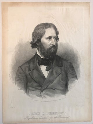 Item #33224 LITHOGRAPH : JOHN C. FREMONT REPUBLICAN CANDIDATE FOR THE PRESIDENCY/. ENTERED...