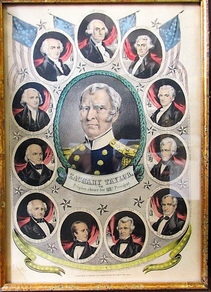 Item #33915 ZACHARY TAYLOR, THE PEOPLE'S CHOICE FOR 12TH PRESIDENT. Nathaniel Currier.