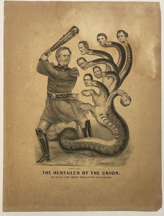 GENERAL SCOTT. THE HERCULES OF THE UNION, SLAYING THE GREAT DRAGON OF SECESSION. Civil War.