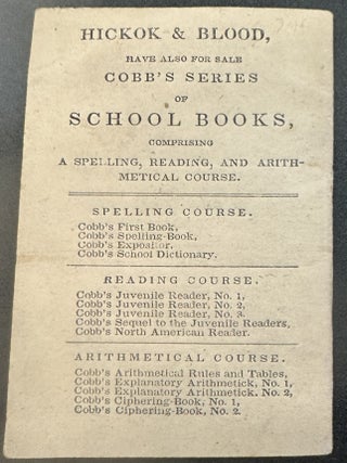 COBB'S TOYS, SECOND SERIES, NO. 3. STORIES ABOUT THE WOLF, WEASEL, MARTEN, HARE, BABOON, AND MONKEY, IN WORDS OF ONE AND TWO SYLLABLES.
