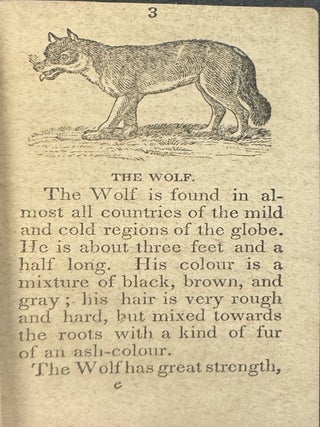 COBB'S TOYS, SECOND SERIES, NO. 3. STORIES ABOUT THE WOLF, WEASEL, MARTEN, HARE, BABOON, AND MONKEY, IN WORDS OF ONE AND TWO SYLLABLES.