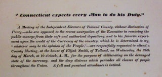 "CONNECTICUT EXPECTS EVERY MAN TO DO HIS DUTY."