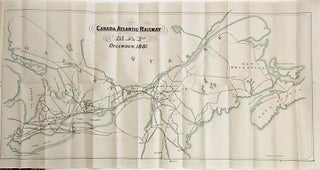 THE CANADA ATLANTIC RAILWAY COMPANY. INCORPORATED BY THE PARLIAMENT OF CANADA. CONTENTS. MAP OF THE RAILWAY. REPORT OF W. SHANLY, C.E. TRUST MORTGAGE DEED TO SECURE FIRST MORTGAGE BONDS. ACTS OF INCORPORATION OF THE RAILWAY.
