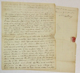 Item #35296 AUTOGRAPH LETTER SIGNED, DATED WASHINGTON, 29 MARCH 1824, FROM NEW YORK CONGRESSMAN...