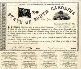 Item #35801 LOAN UNDER 'ACT TO RAISE SUPPLIES FOR THE YEAR COMMENCING OCTOBER 1, 1860.' $500....