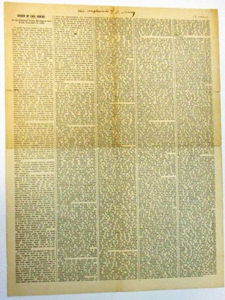 SPEECH OF CARL SCHURZ. AT THE CITIZENS' UNION MEETING IN NEW YORK, NOVEMBER 3, 1898.