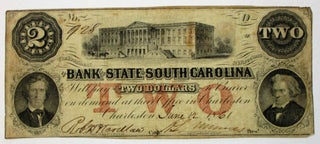 Item #36482 THE PRESIDENT & DIRECTORS OF THE BANK OF THE STATE OF SOUTH CAROLINA WILL PAY TWO...
