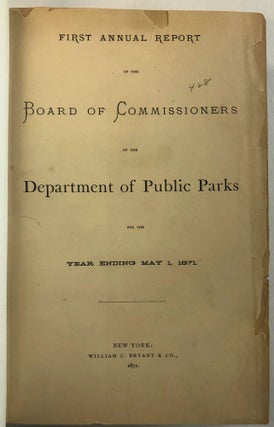 Item #37055 FIRST ANNUAL REPORT OF THE BOARD OF COMMISSIONERS OF THE DEPARTMENT OF PUBLIC PARKS...