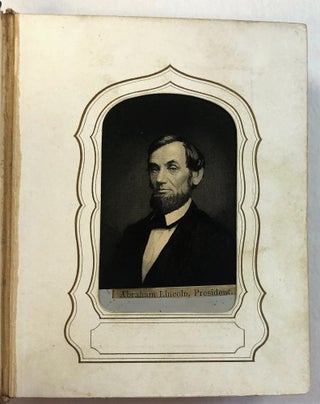 Item #37056 COLLECTION OF FORTY-EIGHT PORTRAIT ENGRAVINGS OF UNION AND CONFEDERATE LEADERS IN...
