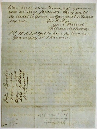 NINE LETTERS, ENTIRELY IN INK MANUSCRIPT, FROM VARIOUS OFFICE-SEEKERS TO ALABAMA GOVERNOR ANDREW B. MOORE, DURING JANUARY - APRIL 1861, SEEKING APPOINTMENTS TO ALABAMA'S POST-SECESSION GOVERNMENT.