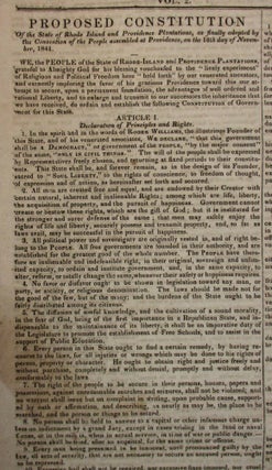 NEW AGE AND CONSTITUTIONAL ADVOCATE. PROVIDENCE, FRIDAY DECEMBER 3, 1841. VOL. 2. NO. 42.