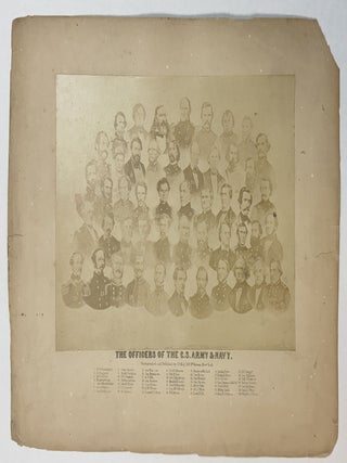 Item #37482 THE OFFICERS OF THE C.S. ARMY & NAVY. PHOTOGRAPHED AND PUBLISHED BY C.F. MAY, 519 8TH...