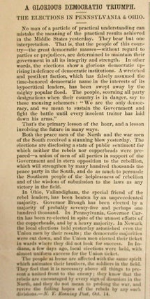 [NO. 130.] NEW ENGLAND LOYAL PUBLICATION SOCIETY. OFFICE, NO. 8 STUDIO BUILDING, BOSTON. OCTOBER 20, 1863.