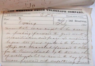 NATIONAL CONVENTION OF UNION SOLDIERS AND SAILORS HELD AT COOPER INSTITUTE, NEW YORK CITY, JULY 4, 1868:- WITH THE ADDRESS OF GEN. THOMAS EWING JR. PREPARED PURSUANT TO A RESOLUTION OF THE CONVENTION - BY COL. JAMES A. O'BEIRNE SECY NAT. EX. COMMITTEE.