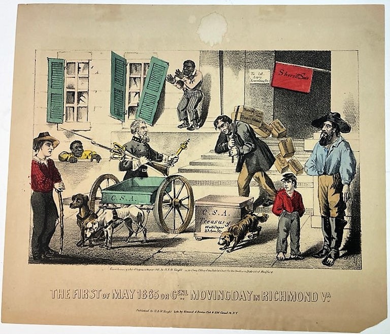Item #37670 THE FIRST OF MAY 1865 OR GENL MOVING DAY IN RICHMOND VA. Civil War.
