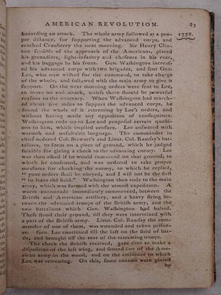 THE HISTORY OF THE AMERICAN REVOLUTION BY DAVID RAMSAY, M.D. IN TWO VOLUMES.