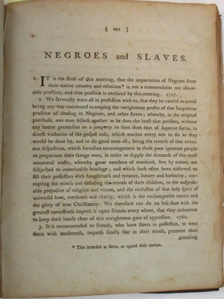 THE BOOK OF DISCIPLINE, AGREED ON BY THE YEARLY-MEETING OF FRIENDS FOR NEW-ENGLAND. CONTAINING EXTRACTS OF MINUTES, CONCLUSIONS AND ADVICES, OF THAT MEETING; AND OF THE YEARLY-MEETINGS OF LONDON, PENNSYLVANIA AND NEW-JERSEY, AND NEW-YORK; FROM THEIR FIRST INSTITUTION. ALPHABETICALLY DIGESTED.