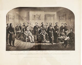 THE ROOM IN THE McLEAN HOUSE AT APPOMATTOX C.H., IN WHICH GEN. LEE SURRENDERED TO GEN. GRANT.