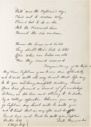 CLASS OF 1859 YALE UNIVERSITY CLASS BOOK BELONGING TO POPULAR MEMBER SAMUEL DAVIS PAGE.