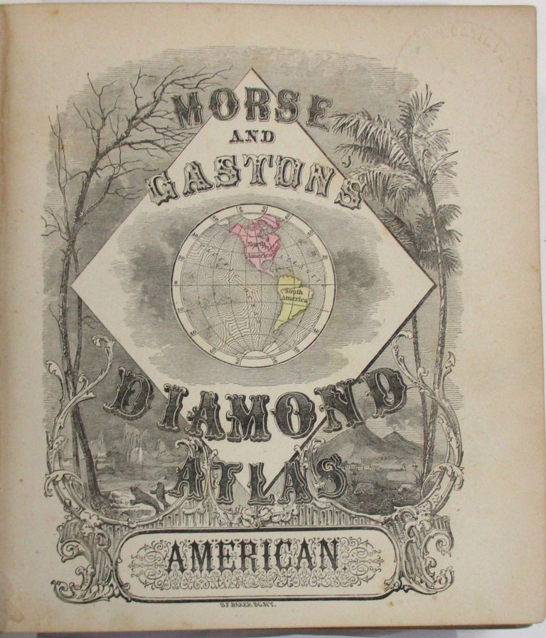 Item #37981 THE DIAMOND ATLAS. WITH DESCRIPTIONS OF ALL COUNTRIES: EXHIBITING THEIR ACTUAL AND COMPARATIVE EXTENT, AND THEIR PRESENT POLITICAL DIVISIONS, FOUNDED ON THE MOST RECENT DISCOVERIES AND RECTIFICATIONS...THE WESTERN HEMISPHERE. Charles Colby.