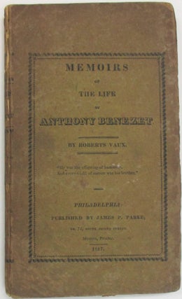 MEMOIRS OF THE LIFE OF ANTHONY BENEZET.