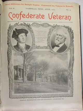 CONFEDERATE VETERAN. VOLUMES 11, 13, 14, 15, 16.