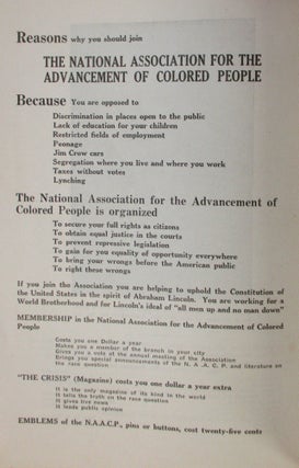 YEAR BOOK OF THE NORTHERN CALIFORNIA BRANCH OF THE NATIONAL ASSOCIATION FOR THE ADVANCEMENT OF COLORED PEOPLE.