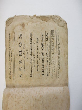 THE CHARACTER AND OVERTHROW OF LAISH CONSIDERED AND APPLIED. A SERMON PREACHED AT THE DESIRE OF THE HONOURABLE ARTILLERY-COMPANY IN BOSTON, JUNE 3, 1734. BEING THE ANNIVERSARY DAY FOR THEIR ELECTION OF OFFICERS.