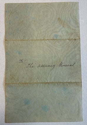 ENGRAVED INVITATION ADDRESSED TO JOHN BIRDSALL, ATTORNEY GENERAL OF THE REPUBLIC OF TEXAS, TO ATTEND A BALL IN THE REPRESENTATIVE HALL "ON THE 25TH INST."