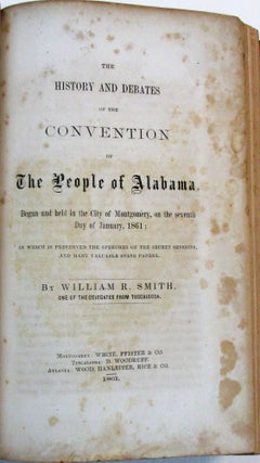 ALABAMA IN CIVIL WAR AND RECONSTRUCTION.