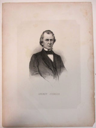 PETER KRAMER'S LITHOGRAPH PORTRAIT OF ANDREW JOHNSON.